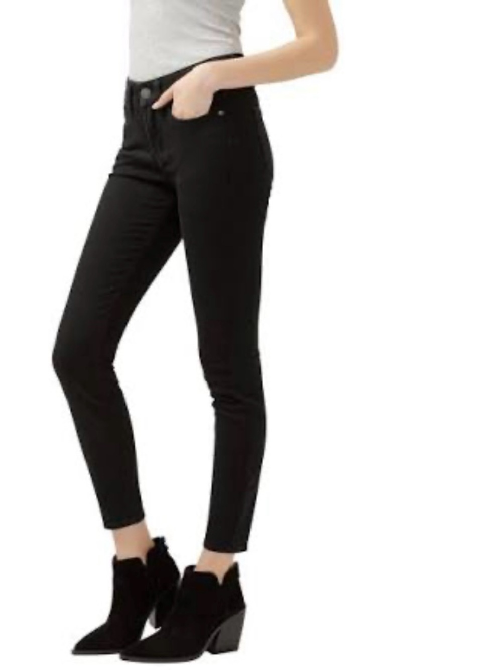 Silver Suki Super Skinny Black Trouser Jeans Size 30